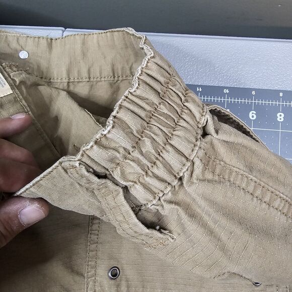 Redhead Cargo Pants 40x30 Fulton Khaki Tan Ripstop Canvas Work Stretch Outdoors - Picture 12 of 16